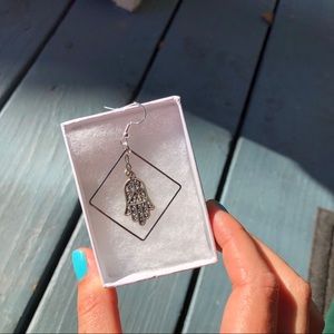 Silver earrings